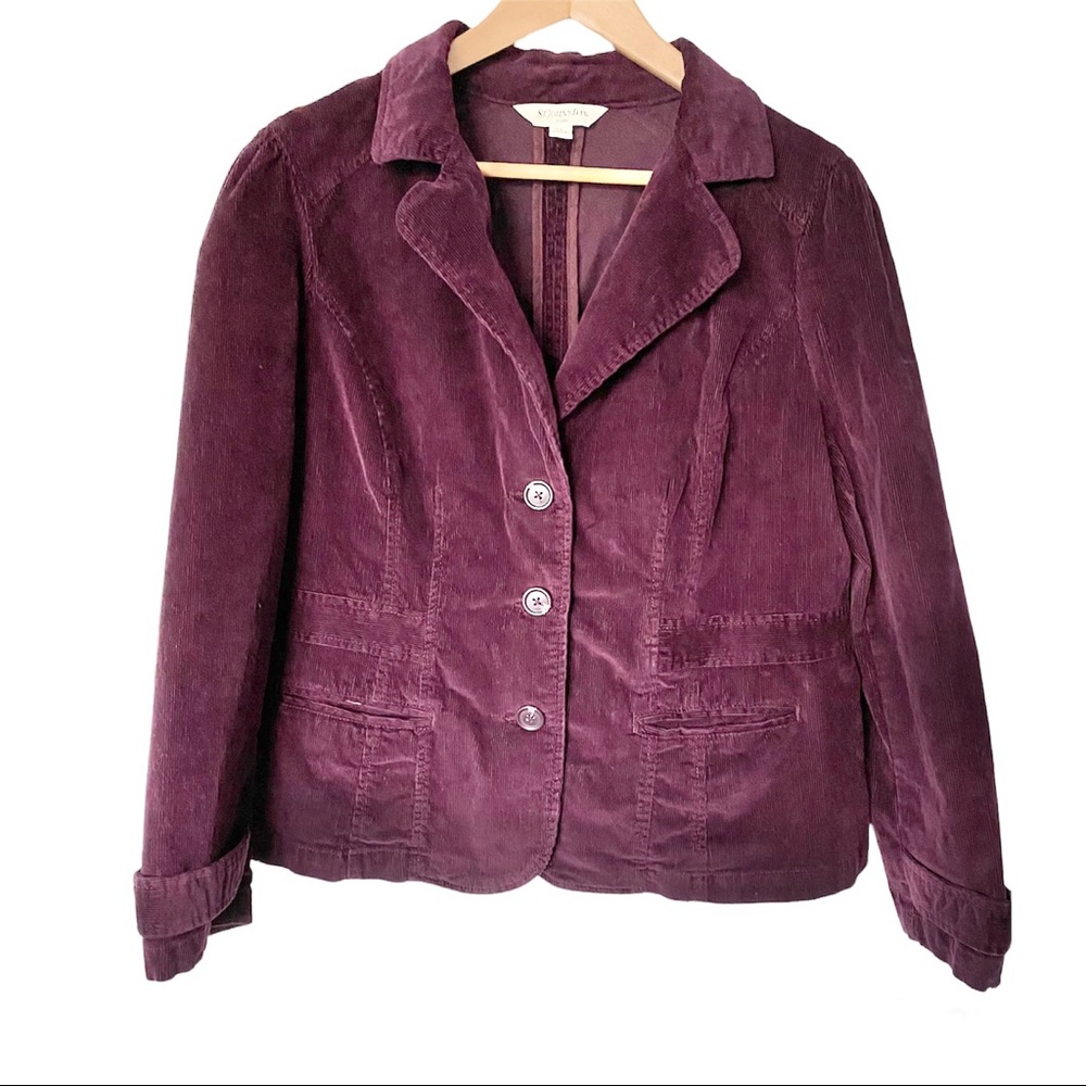 St. John’s Bay Corduroy Blazer, Size PXL
